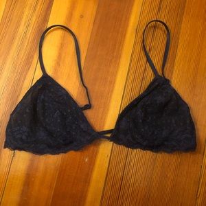 Free People Navy Blue Bralette